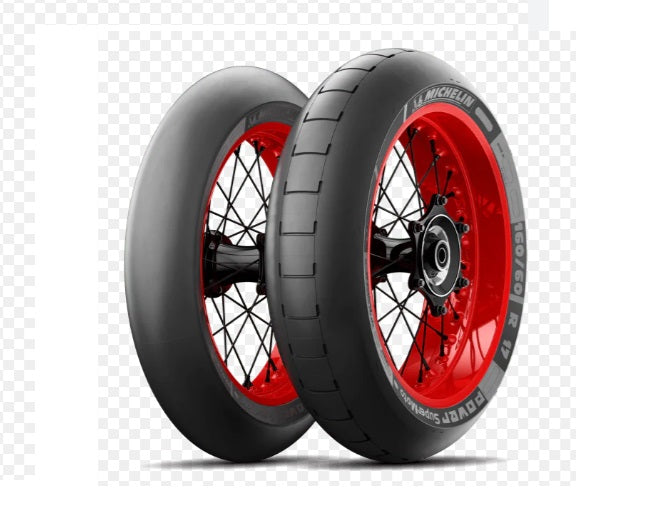 Pneumatico moto scooter MICHELIN POWER SUPERMOTO MEDIUM 160/60 R17 NHS TL R DOT25